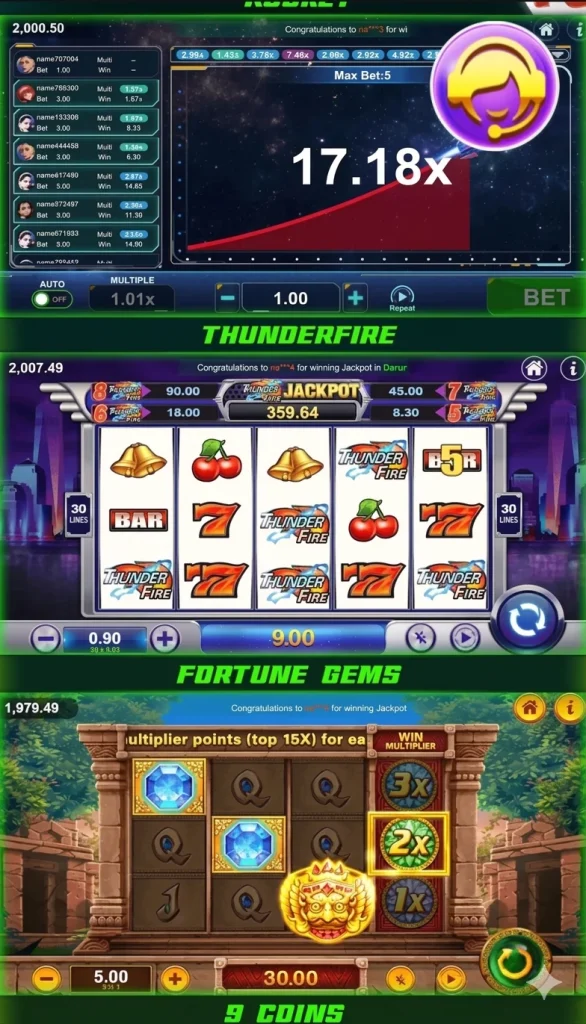 BET629 Game Interface