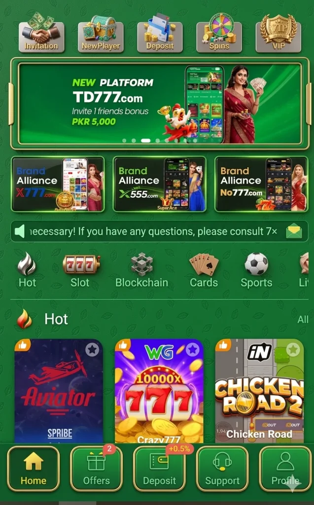 Bet877 Game Interface