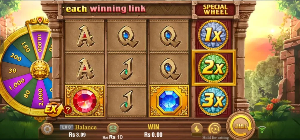 Fortune Gems interface