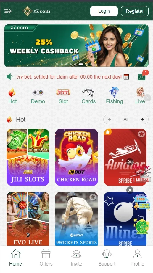 Z7 Game Interface