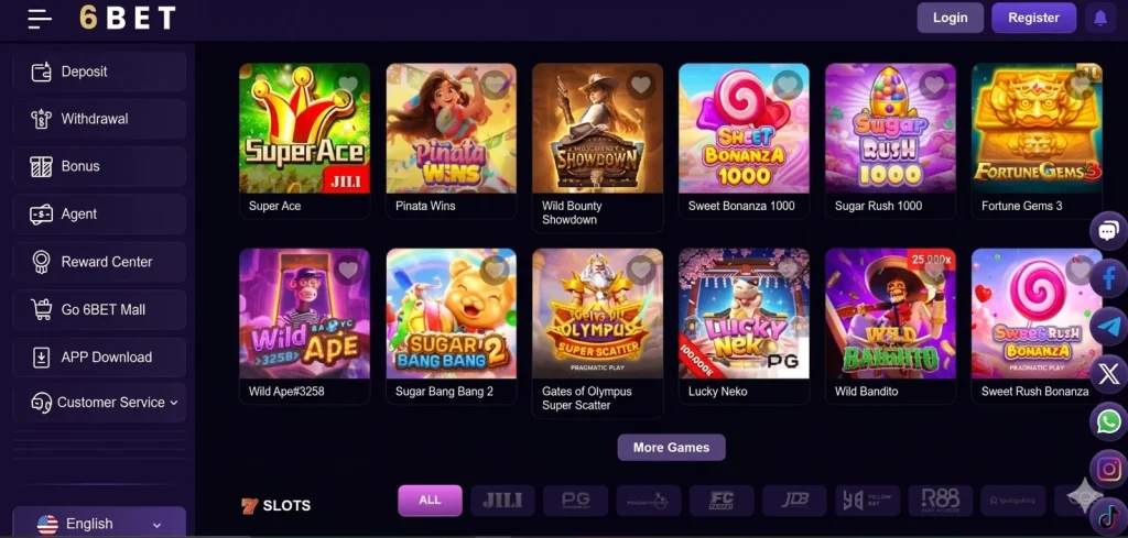 6KBet Game Offers