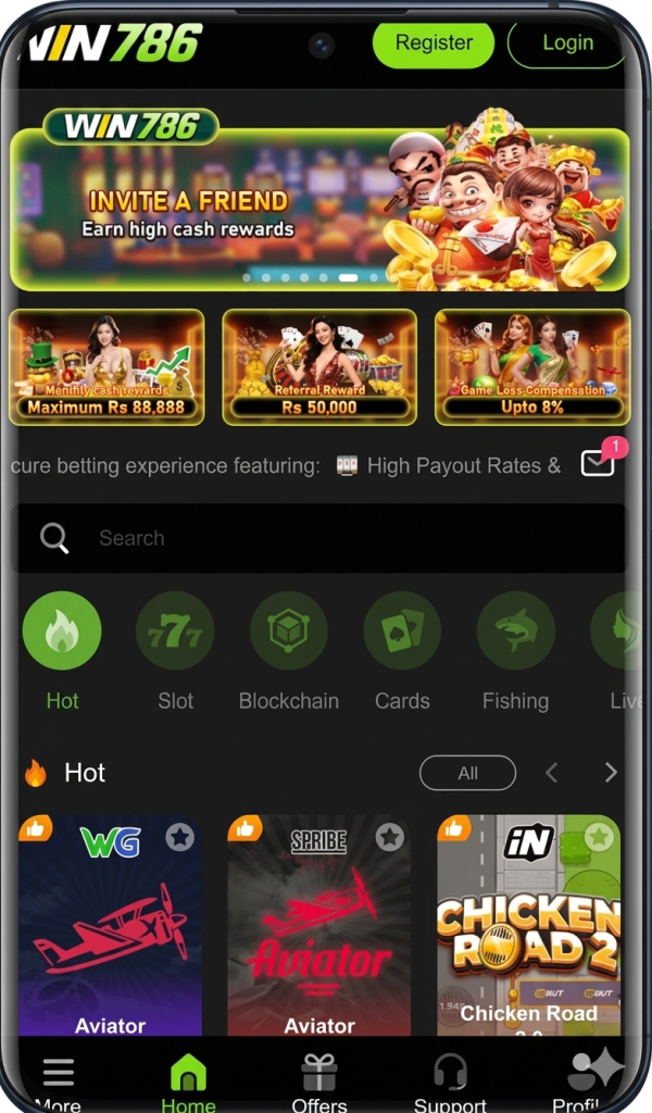 Win786 Game Interface