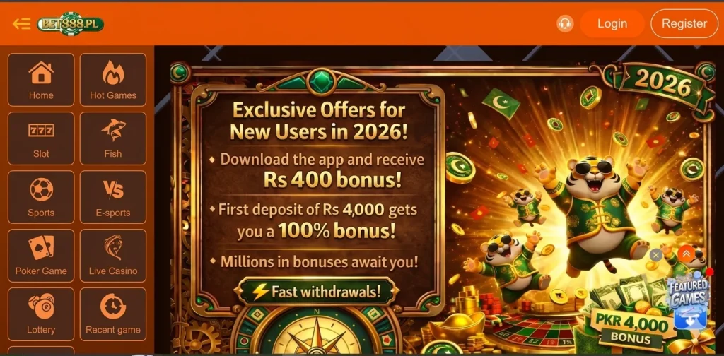 Bet888 Game Mainpage