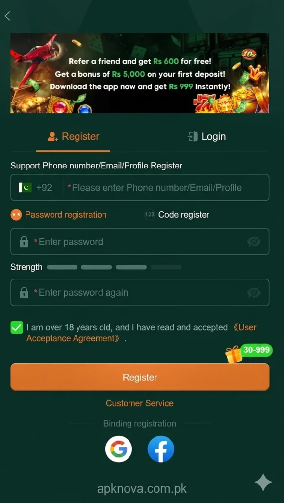 BetQQ Game Registration
