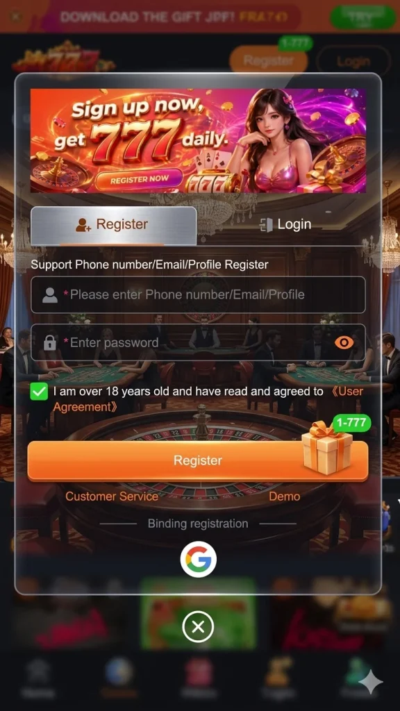 JK6667 Game Register