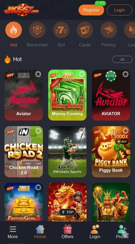 JK6667 Game Slots