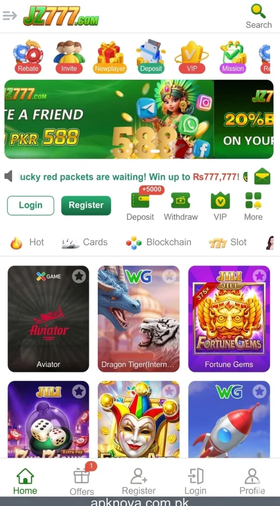 JZ777 Game Interface