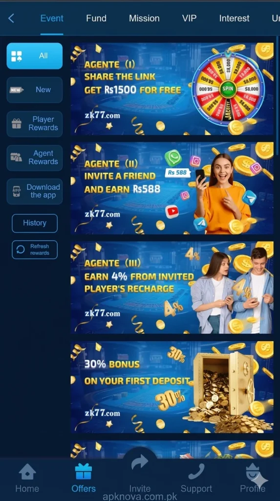 ZK777 Game Sign up