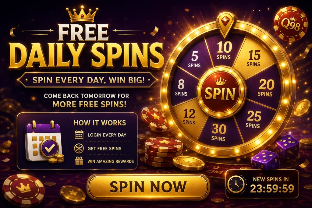 Q98 free spins