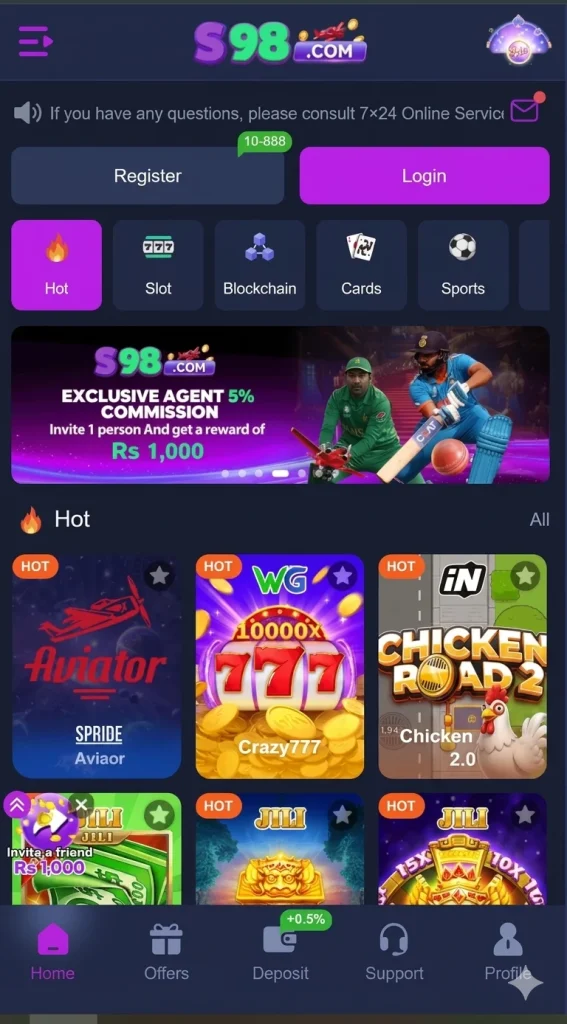 S 98 Game APK