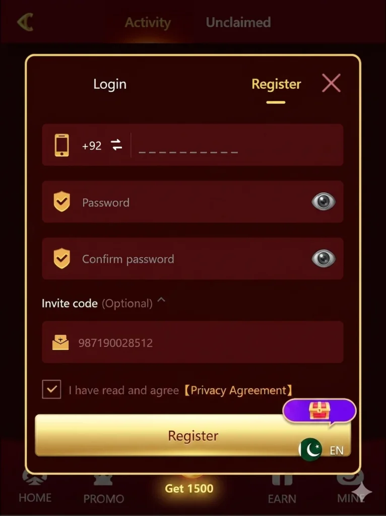 Pkr686 Game Register