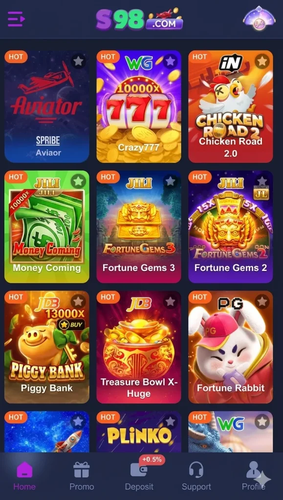 SQ8 Game Home