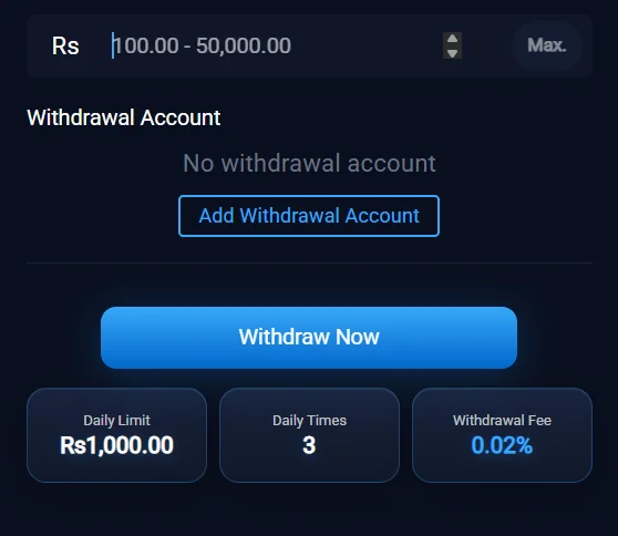 Withdraw