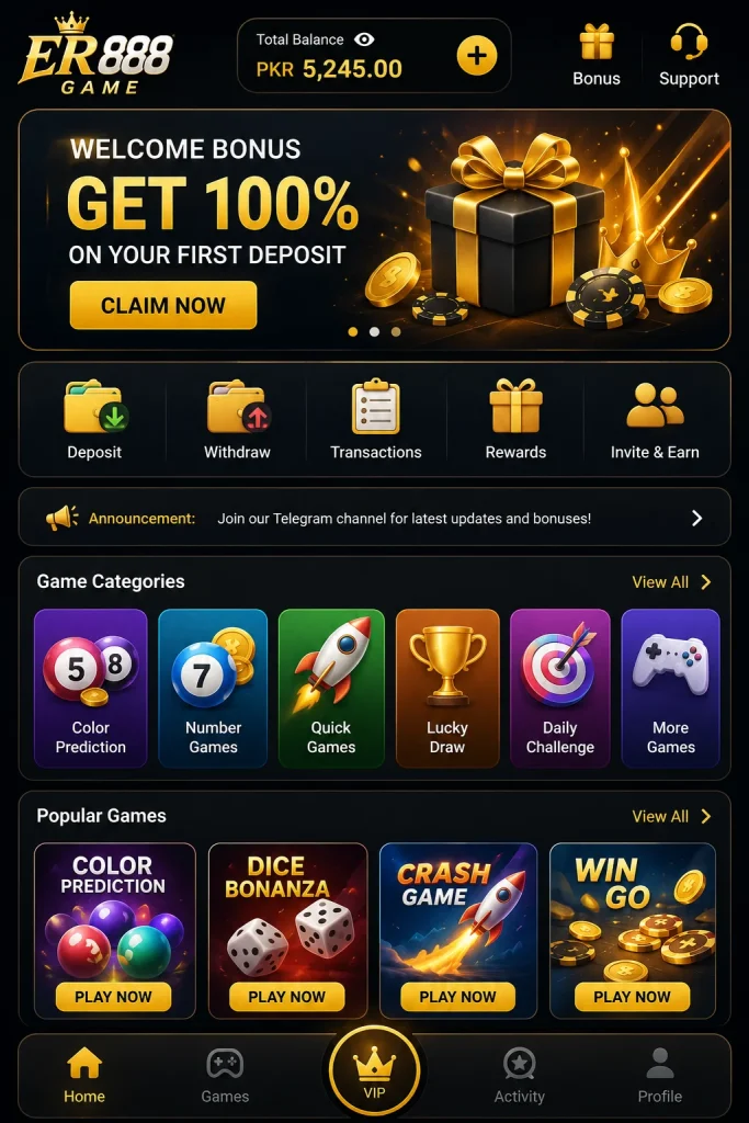 ER888 Register ApK home