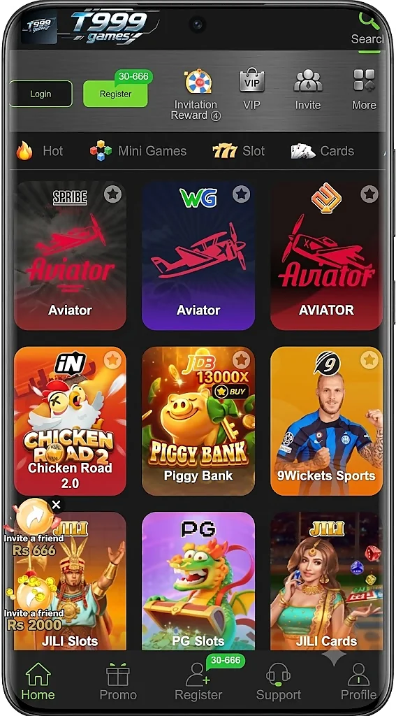 T999 Login Game